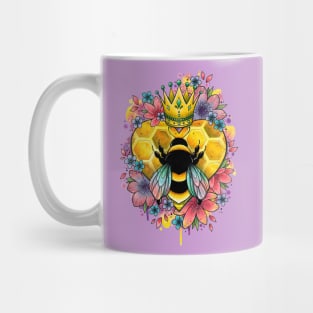 Queen Bee Watercolor by Lorna Laine Mug